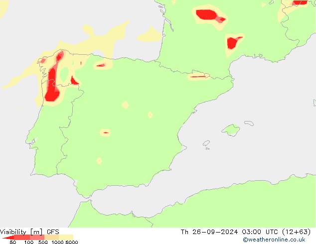 widzialność GFS czw. 26.09.2024 03 UTC