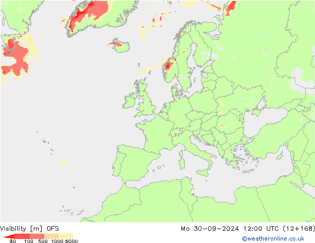 Sichtweite GFS Mo 30.09.2024 12 UTC