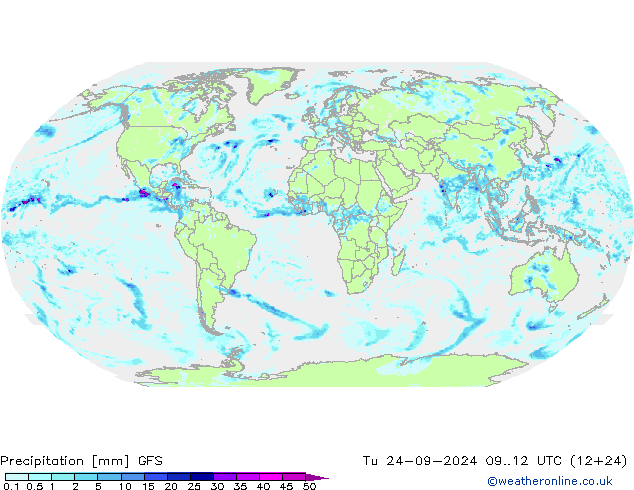 Precipitazione GFS Settembre 2024