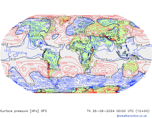 GFS: Čt 26.09.2024 00 UTC