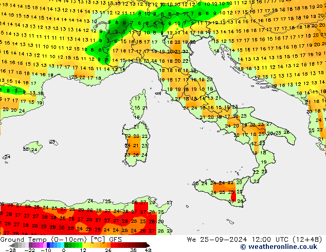   GFS  25.09.2024 12 UTC