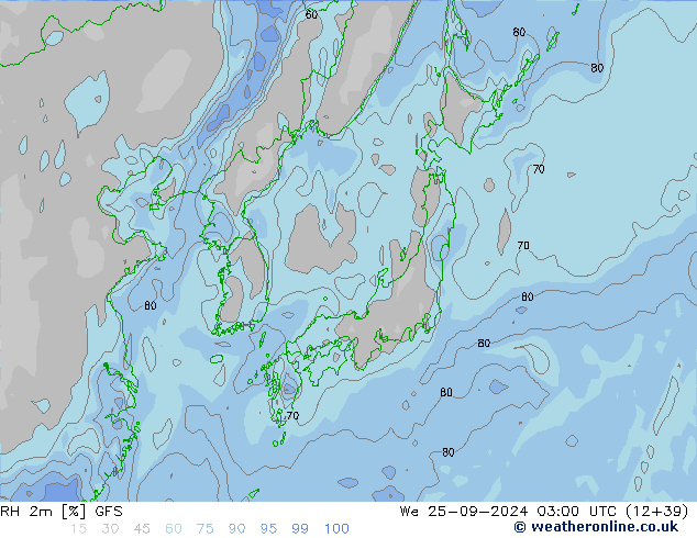 RV 2m GFS wo 25.09.2024 03 UTC