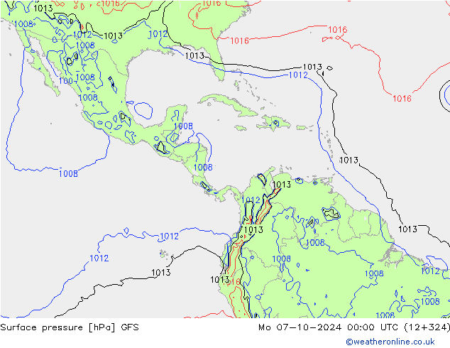 GFS: Seg 07.10.2024 00 UTC