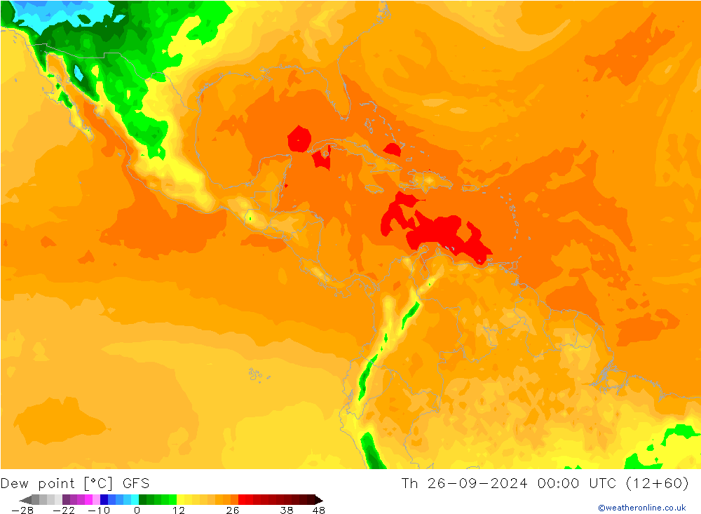 punkt rosy GFS czw. 26.09.2024 00 UTC