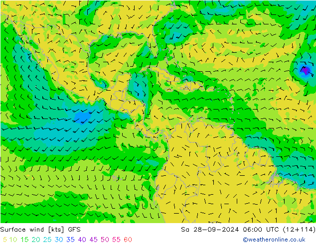  10 m GFS  28.09.2024 06 UTC