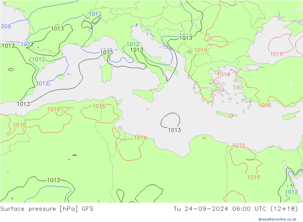 GFS: вт 24.09.2024 06 UTC