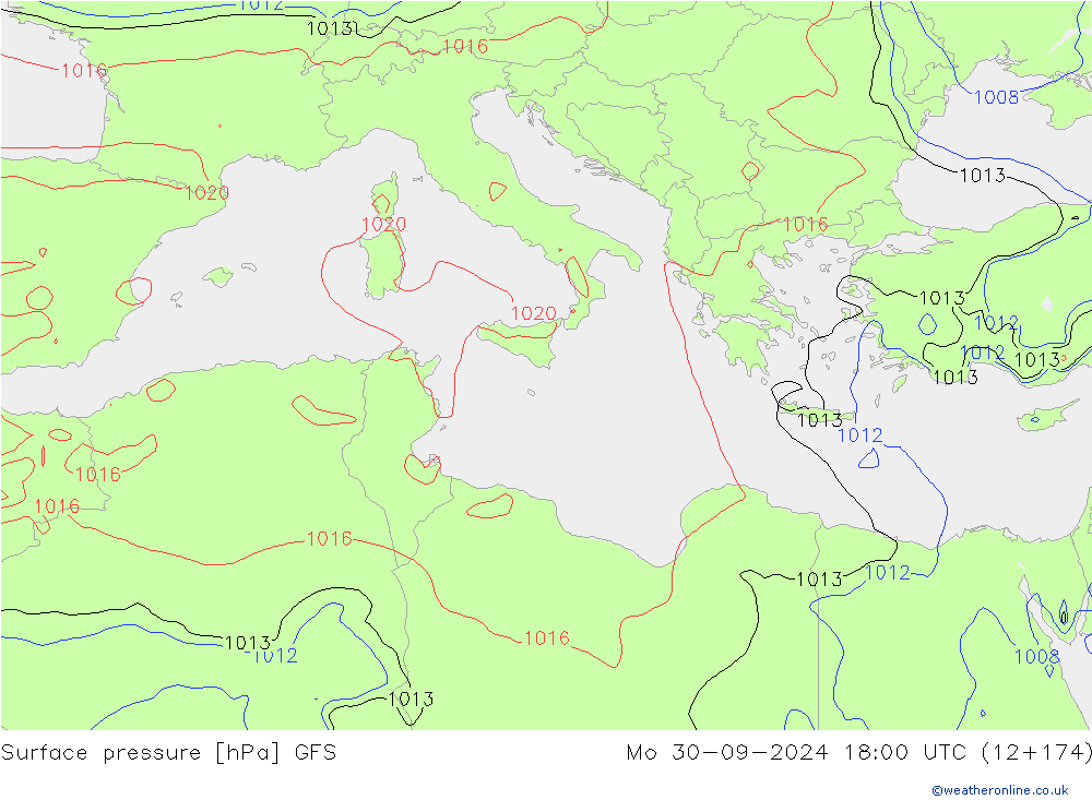 GFS: Mo 30.09.2024 18 UTC