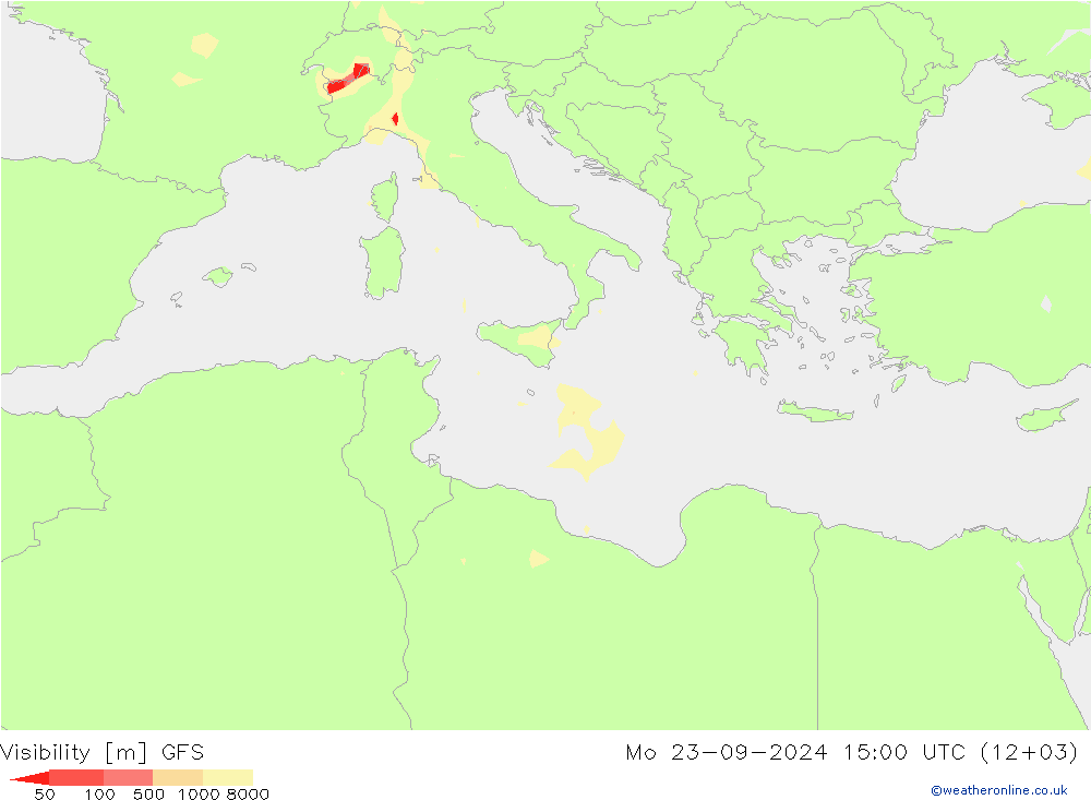 видимость GFS пн 23.09.2024 15 UTC