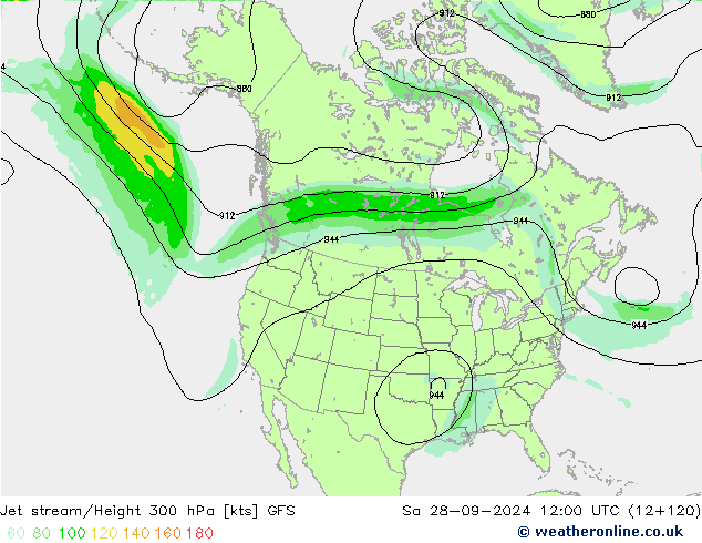 Polarjet GFS Sa 28.09.2024 12 UTC