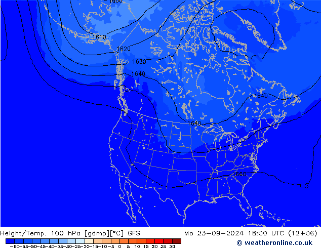 Height/Temp. 100 hPa GFS September 2024