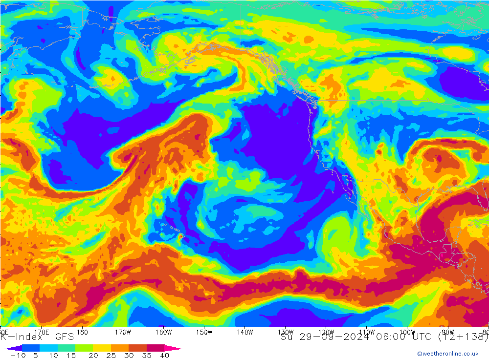 K-Index GFS zo 29.09.2024 06 UTC