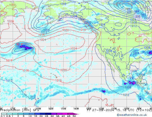 Precipitation GFS September 2024