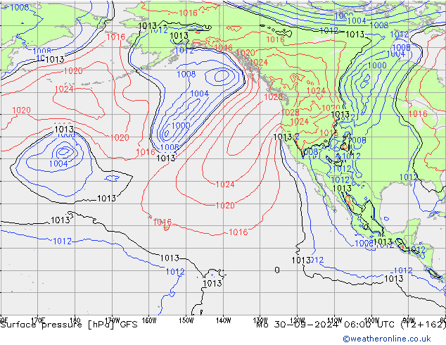 GFS: lun 30.09.2024 06 UTC