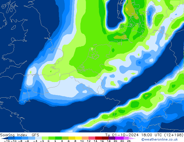 Soaring Index GFS Ter 01.10.2024 18 UTC