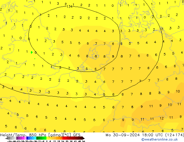 GFS: Mo 30.09.2024 18 UTC