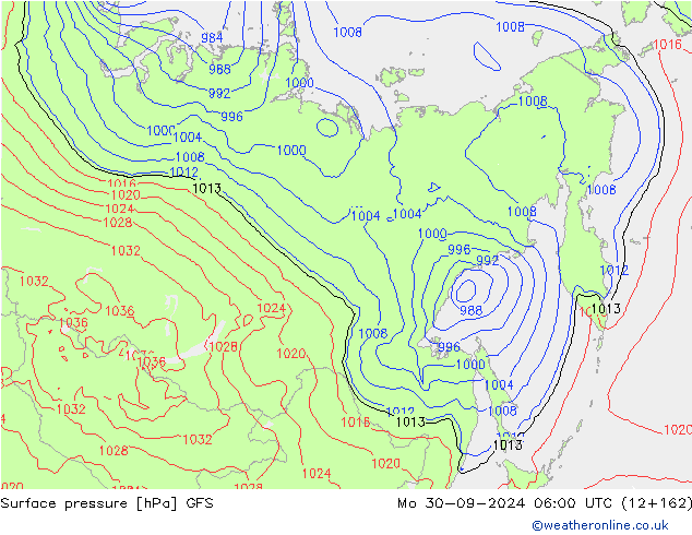 GFS: Mo 30.09.2024 06 UTC