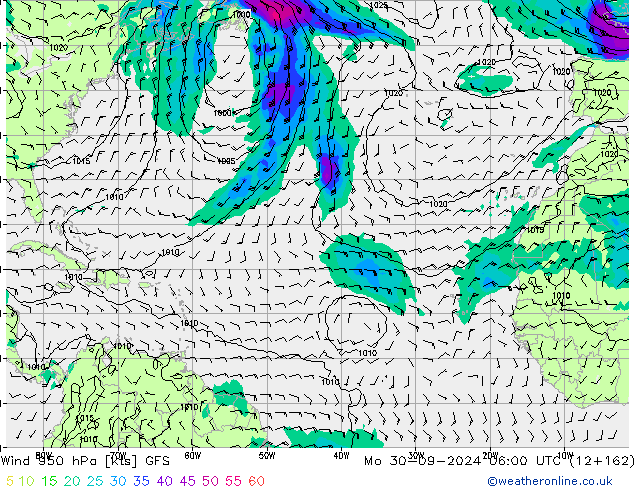  950 hPa GFS  30.09.2024 06 UTC