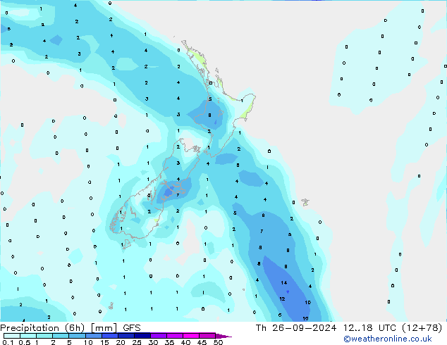  (6h) GFS  26.09.2024 18 UTC