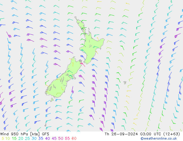 Wind 950 hPa GFS Th 26.09.2024 03 UTC