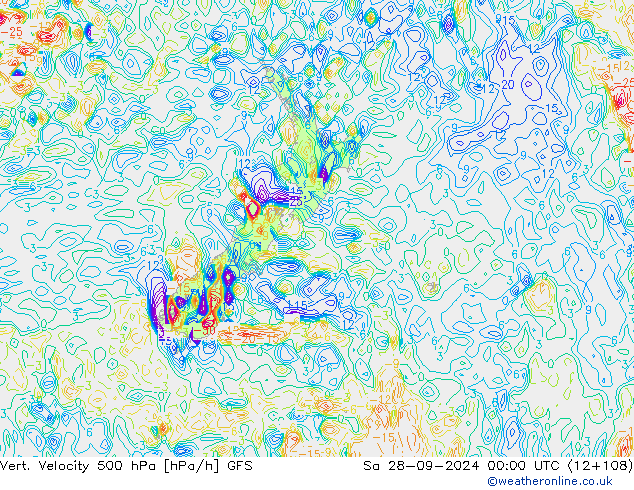 Vert. Velocity 500 hPa GFS Sa 28.09.2024 00 UTC