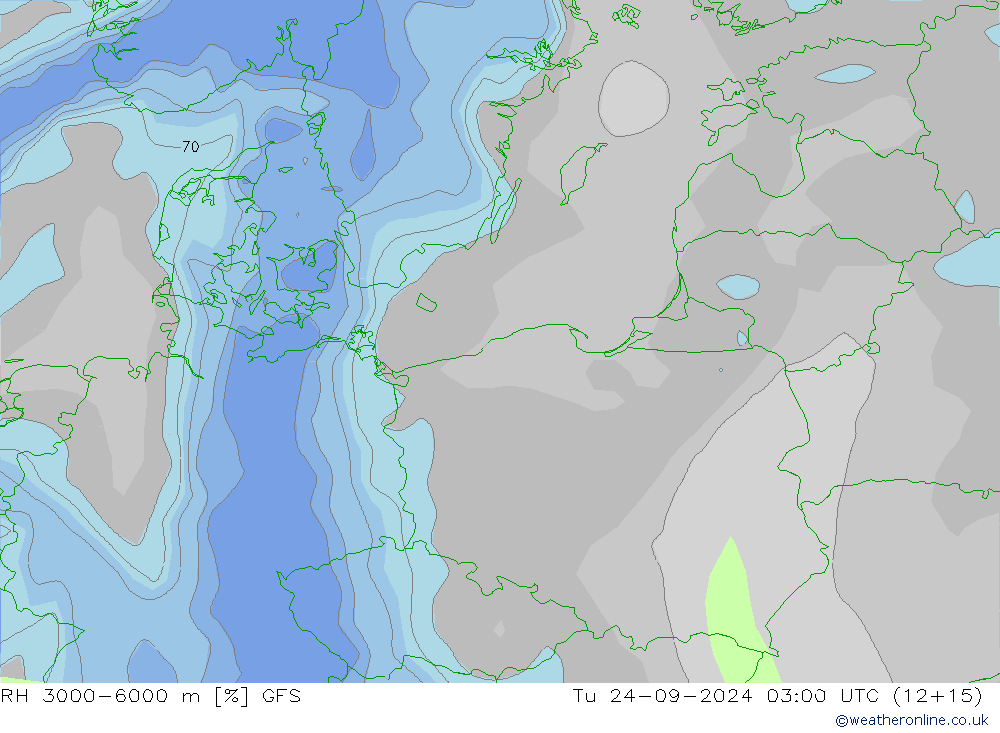 RH 3000-6000 m GFS  24.09.2024 03 UTC