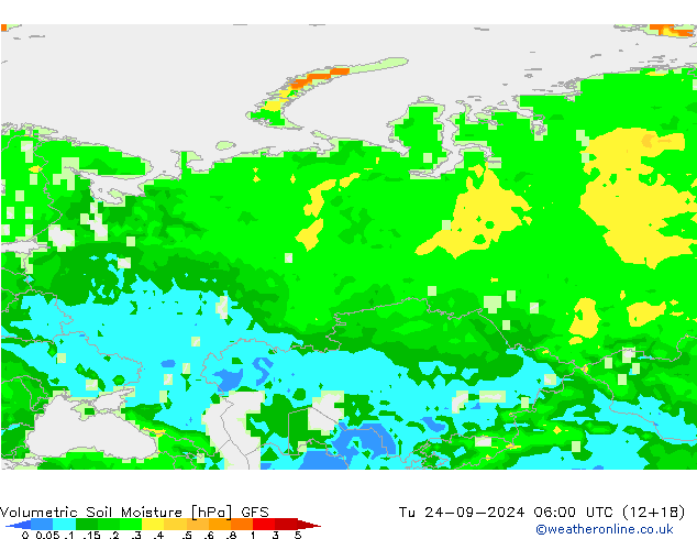 Hacimsel Toprak Nemi GFS Sa 24.09.2024 06 UTC