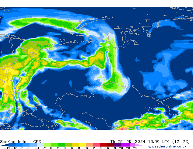 Soaring Index GFS  26.09.2024 18 UTC