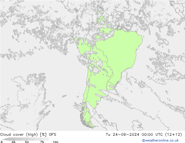 облака (средний) GFS вт 24.09.2024 00 UTC