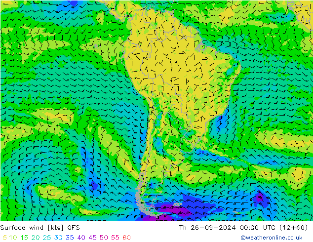 Bodenwind GFS Do 26.09.2024 00 UTC