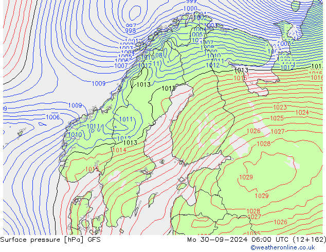 GFS: Mo 30.09.2024 06 UTC