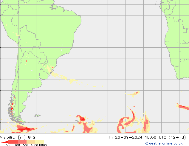 widzialność GFS czw. 26.09.2024 18 UTC