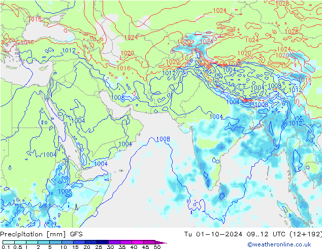 GFS: Sa 01.10.2024 12 UTC