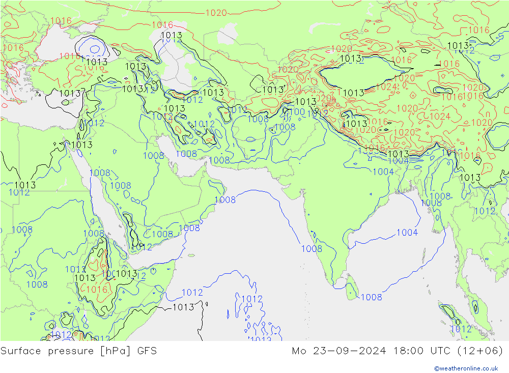 GFS: Mo 23.09.2024 18 UTC