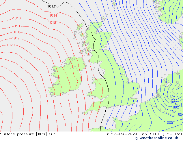 GFS:  27.09.2024 18 UTC