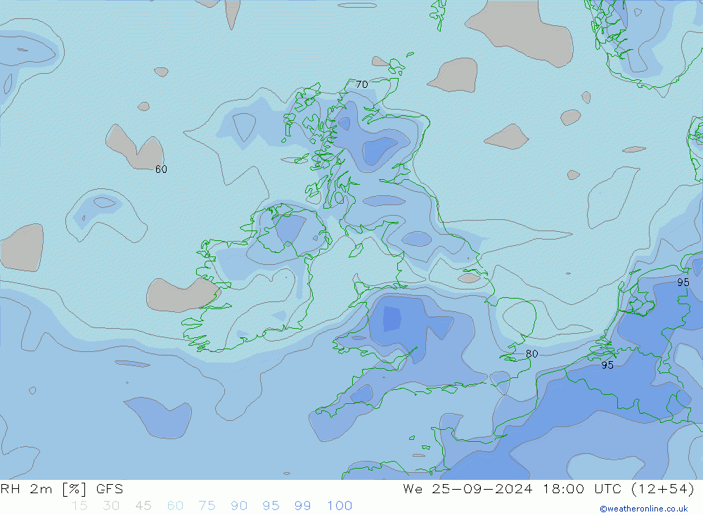 RV 2m GFS wo 25.09.2024 18 UTC