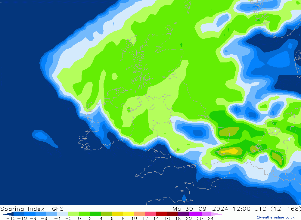 Soaring Index GFS septiembre 2024