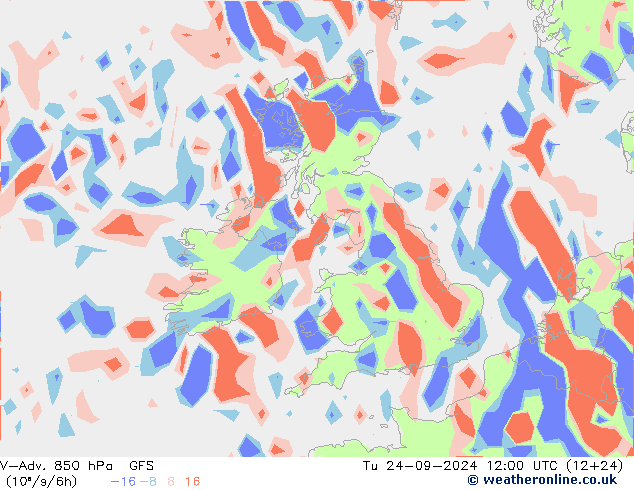 V-Adv. 850 hPa GFS Ter 24.09.2024 12 UTC