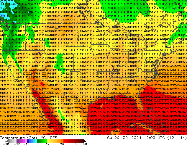 GFS: Su 29.09.2024 12 UTC