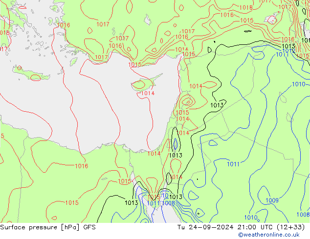      GFS  24.09.2024 21 UTC