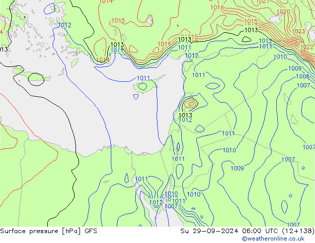 GFS: Ne 29.09.2024 06 UTC