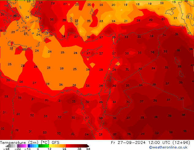 GFS: пт 27.09.2024 12 UTC