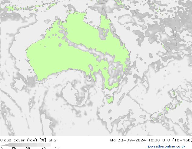 Nubi basse GFS Settembre 2024