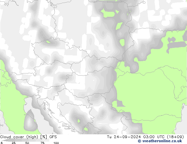 Nubi alte GFS mar 24.09.2024 03 UTC