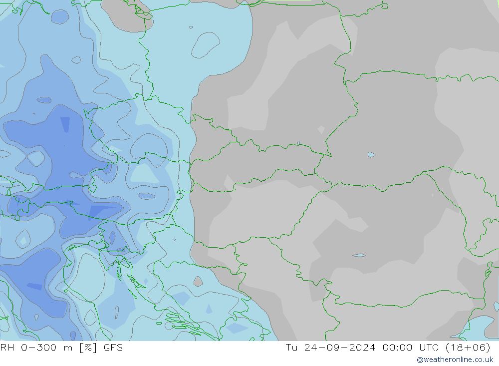 RV 0-300 m GFS di 24.09.2024 00 UTC