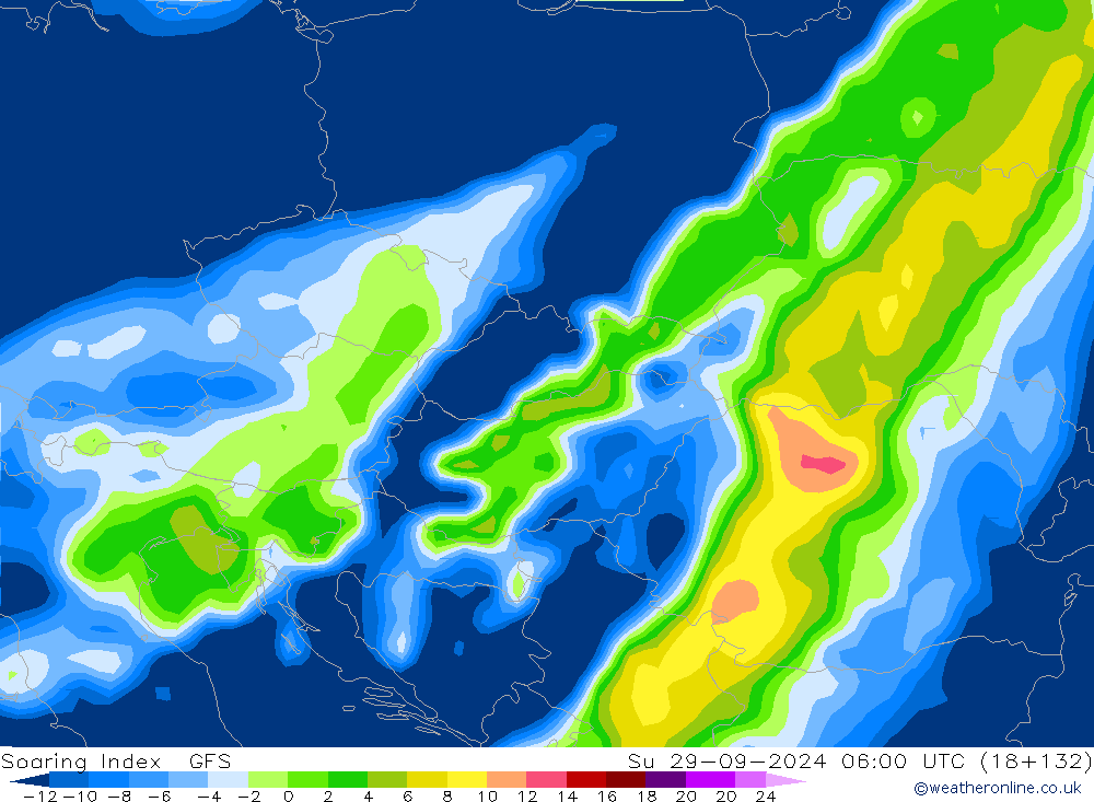 Soaring Index GFS Dom 29.09.2024 06 UTC