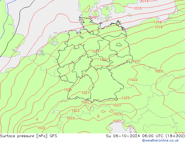 GFS: Ne 06.10.2024 06 UTC