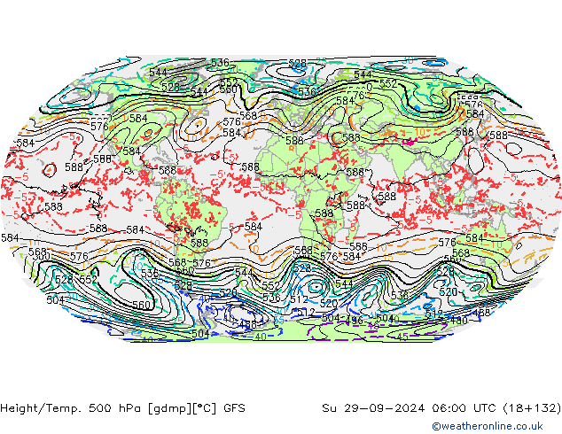 GFS: dim 29.09.2024 06 UTC