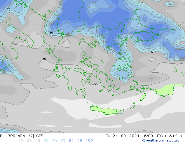 RV 300 hPa GFS di 24.09.2024 15 UTC