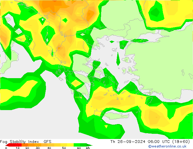 Fog Stability Index GFS September 2024