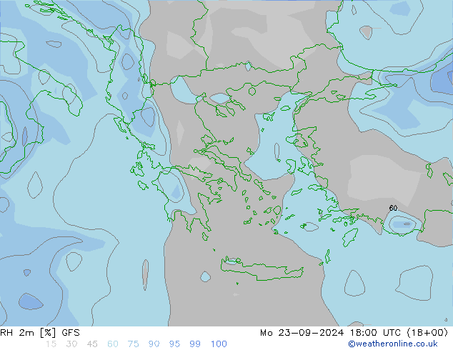 RV 2m GFS ma 23.09.2024 18 UTC